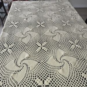 Crochet Bedspread | Boho Cottagecore Coverlet – Heavyweight – California King